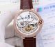 Ballon Bleu de Cartier Copy Watch Skeleton Dial Brown Leather Band (4)_th.jpg